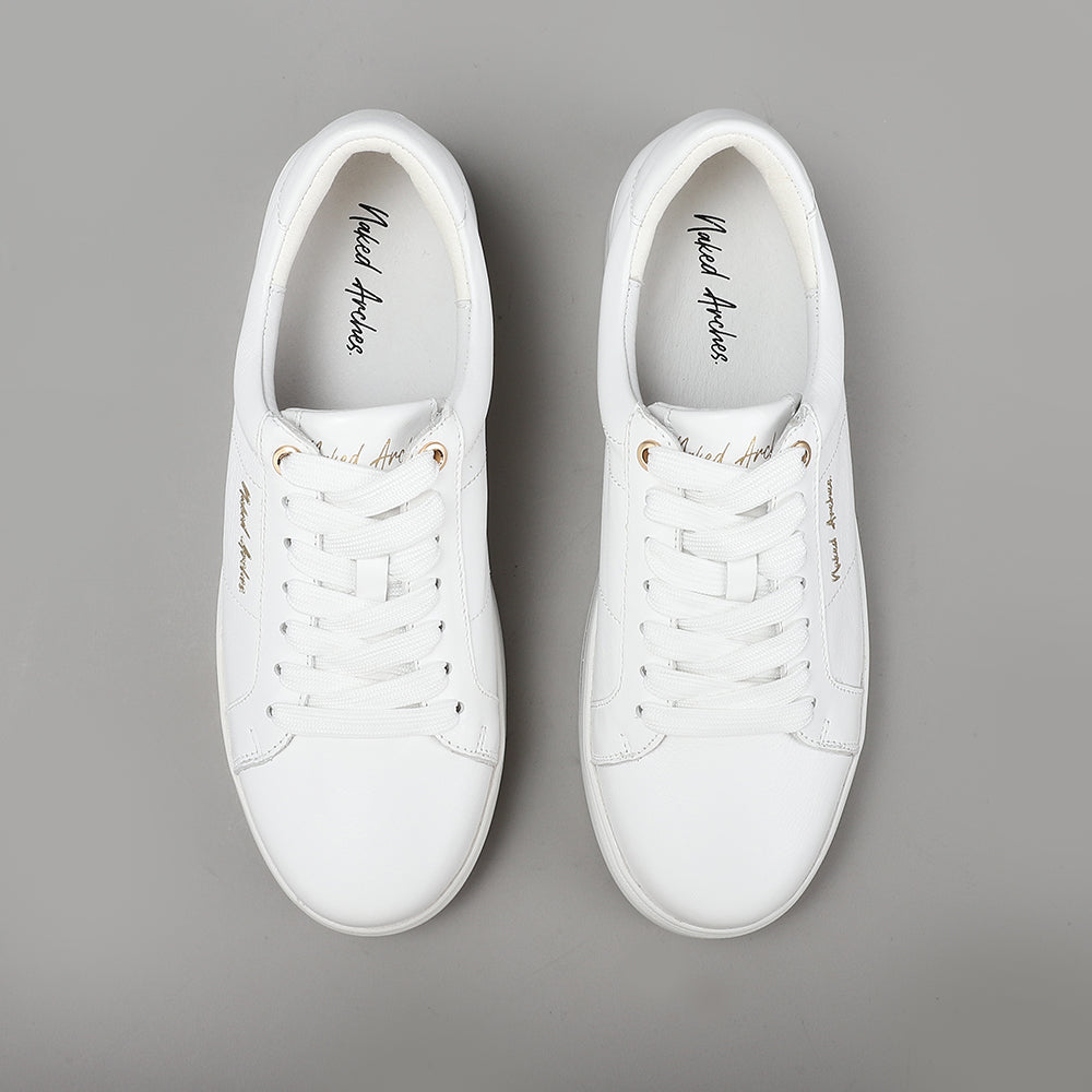 Azealia - White Leather - NAKED ARCHES