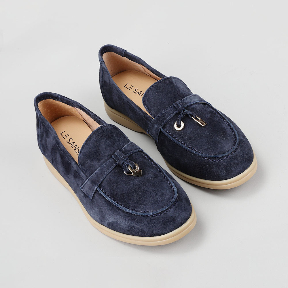 Capri - Navy Suede - LE SANSA