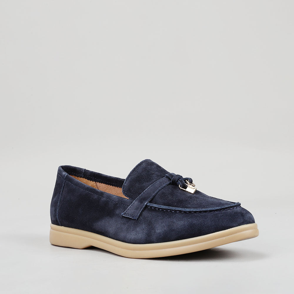 Capri - Navy Suede - LE SANSA