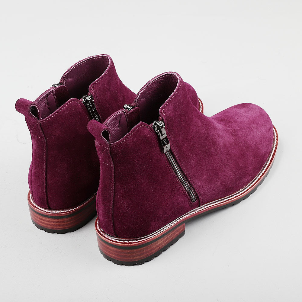 Fig - Burgundy Suede - Le Sansa