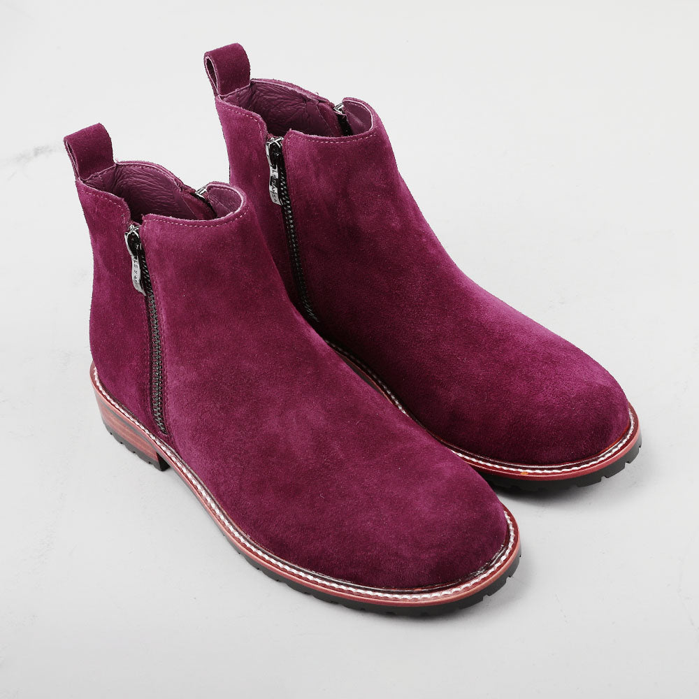 Fig - Burgundy Suede - Le Sansa