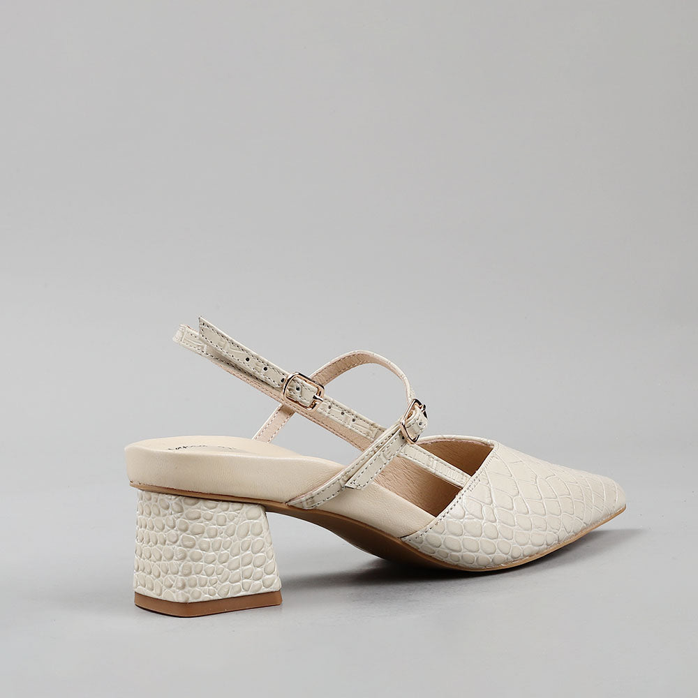 Helena - Latte Croc - Naked Arches