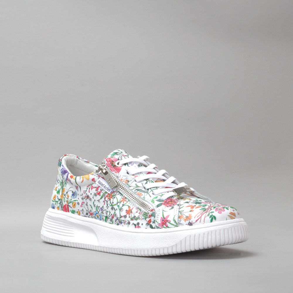 Noble - White Floral Print - Naked Arches
