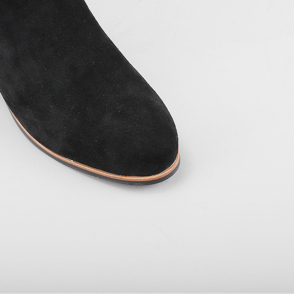 Oxley 2.0 - Black Suede - Naked Arches
