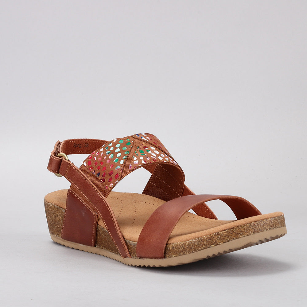Sprig - Mocha Print - Naked Arches