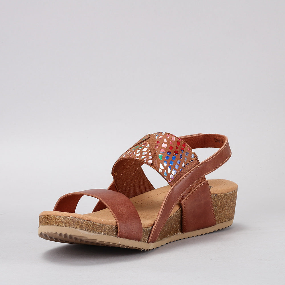Sprig - Mocha Print - Naked Arches