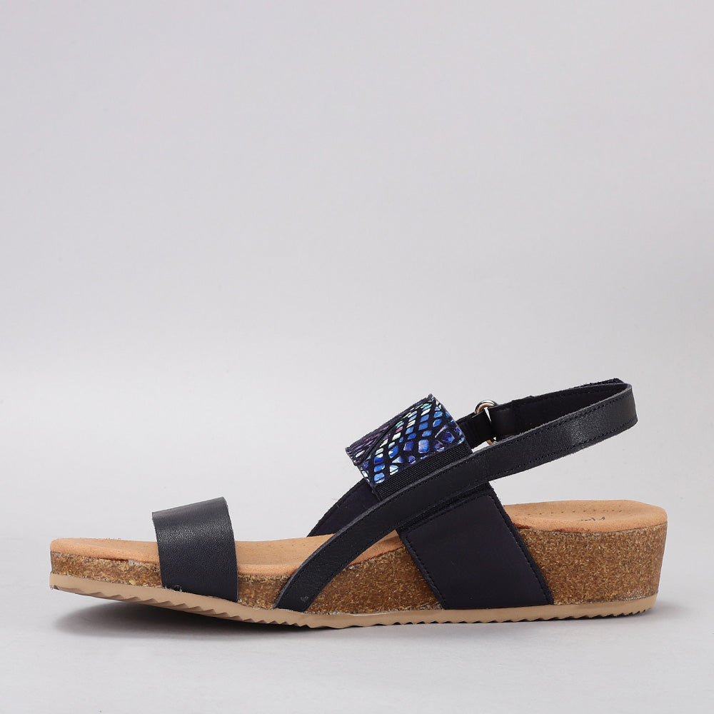 Sprig - Navy Print - Naked Arches