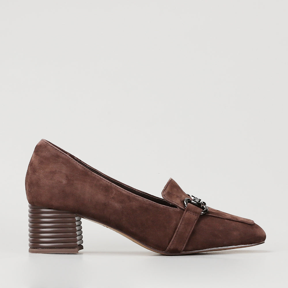Zinnia - Chocolate Suede - LE SANSA
