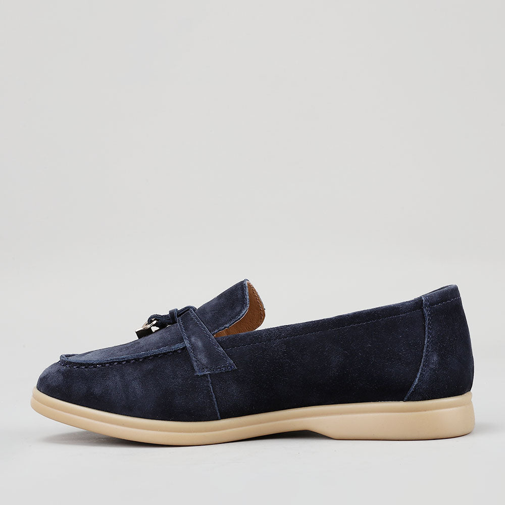 Capri - Navy Suede - LE SANSA