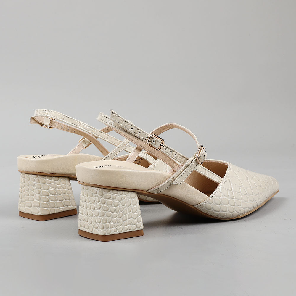 Helena - Latte Croc - Naked Arches