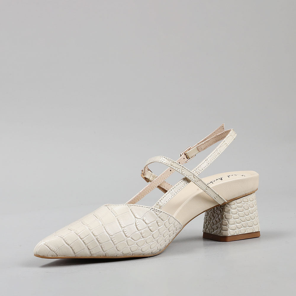 Helena - Latte Croc - Naked Arches
