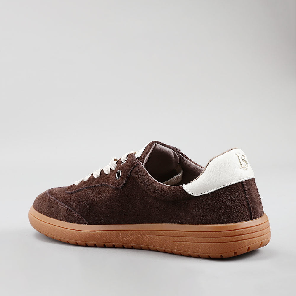 Juno - Chocolate Suede/Ivory - Le Sansa