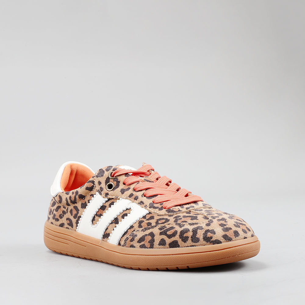 Juno - Leopard Print/Orange - Le Sansa