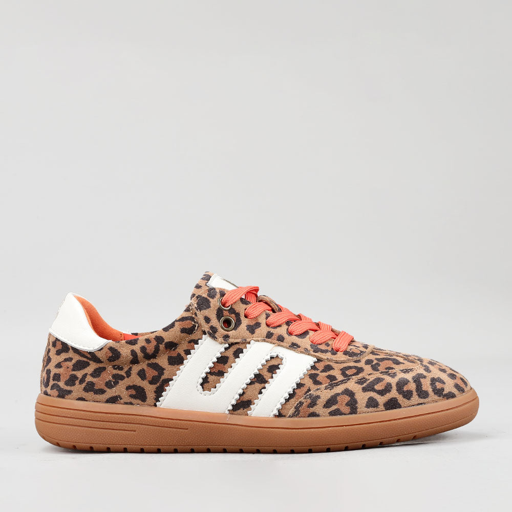 Juno - Leopard Print/Orange - Le Sansa