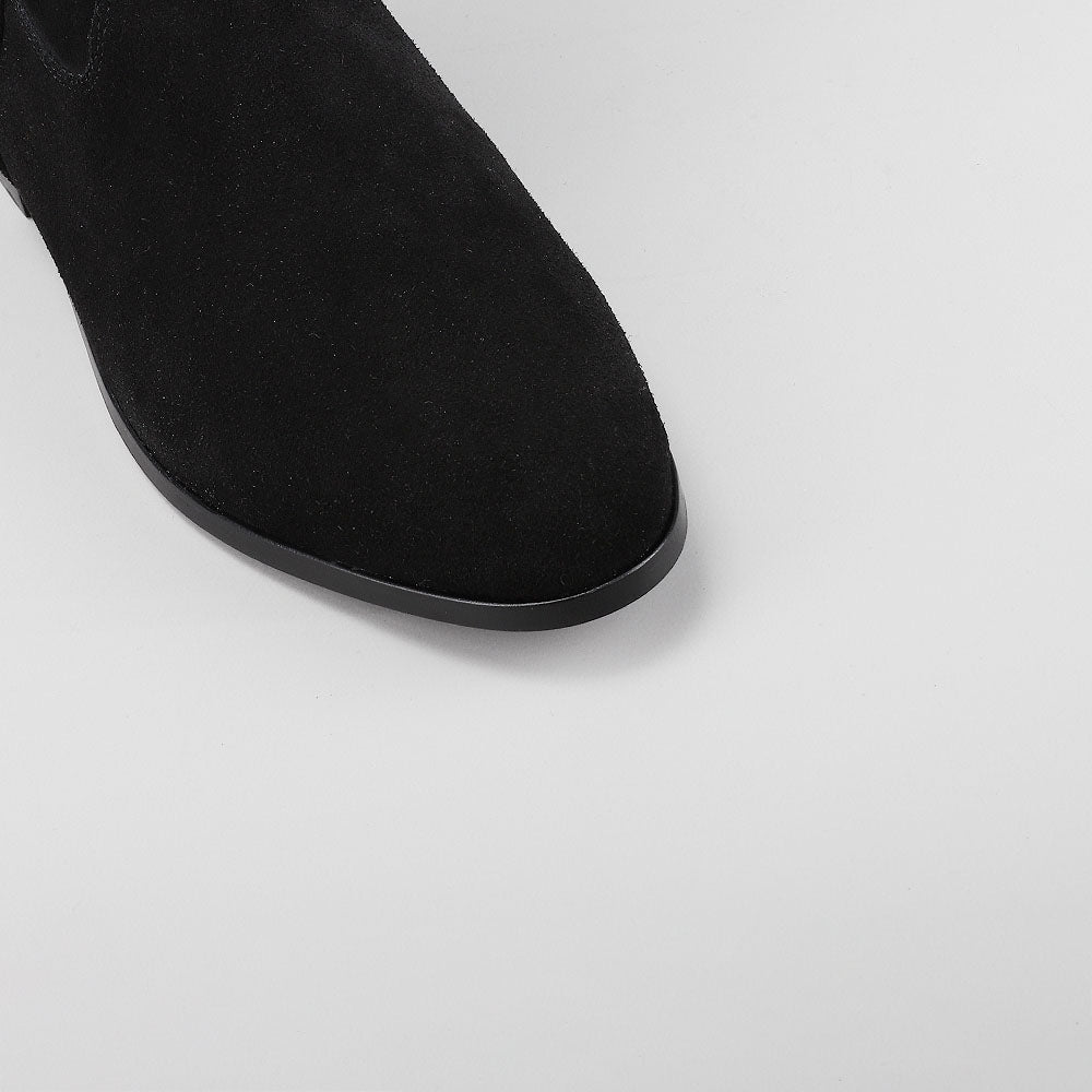 Marque - Black Micro Suede - Le Sansa