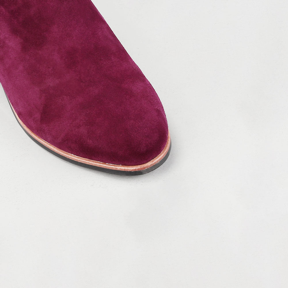 Oxley 2.0 - Burgundy Suede - Naked Arches