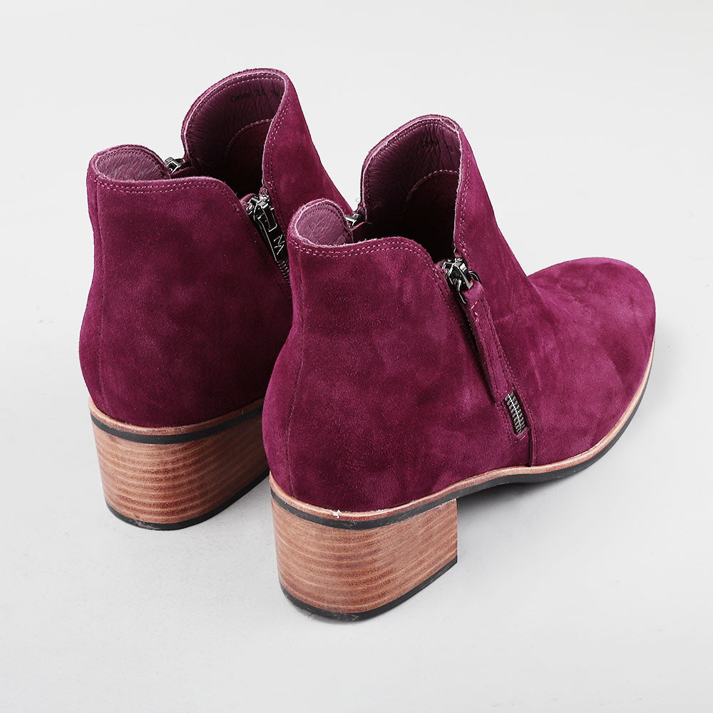 Oxley 2.0 - Burgundy Suede - Naked Arches