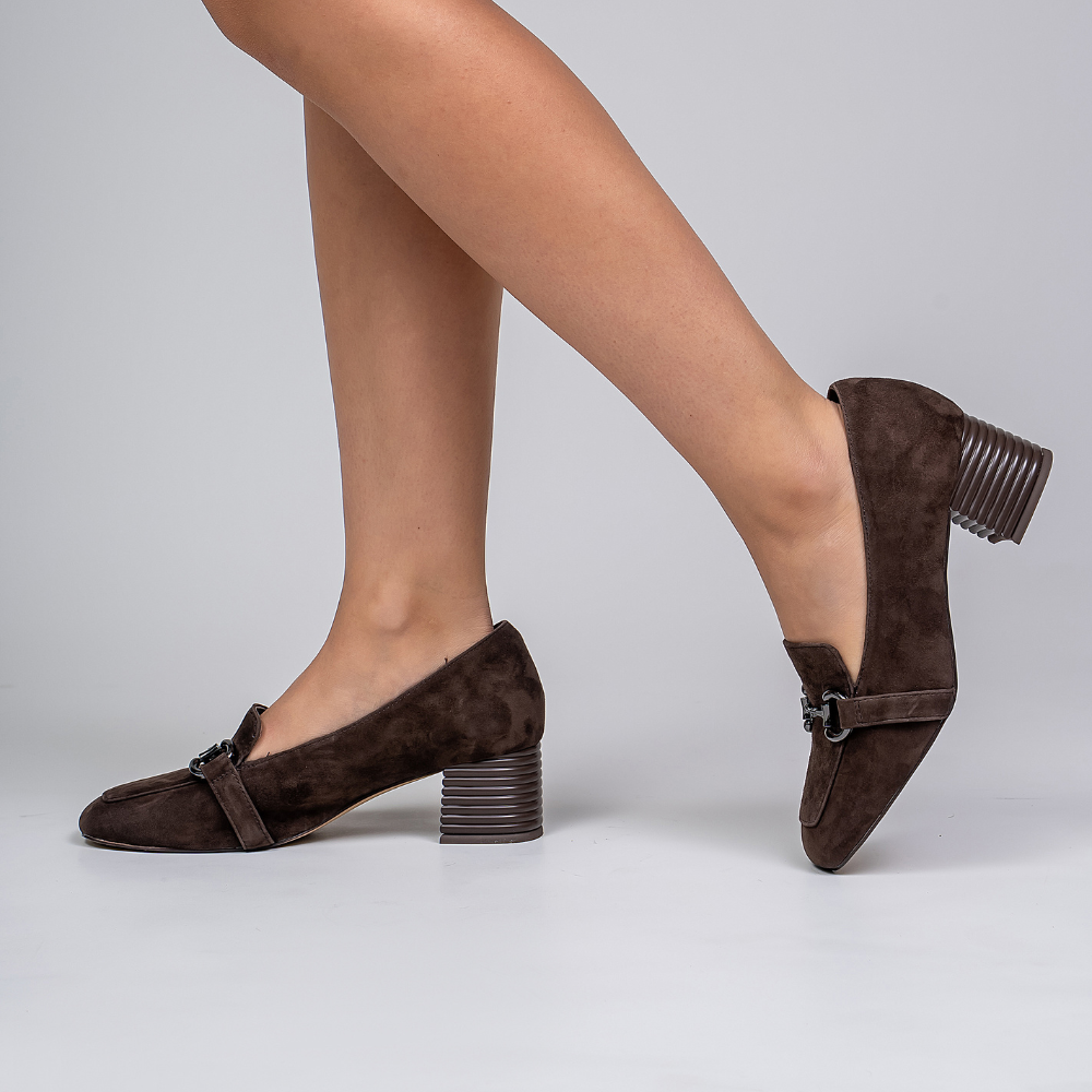 Zinnia - Chocolate Suede - LE SANSA