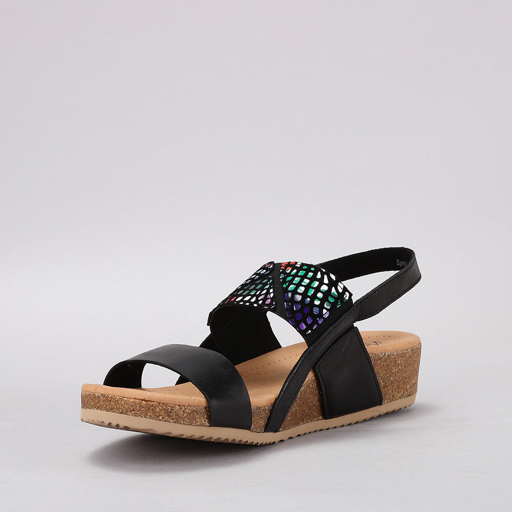 Sprig - Black Print - Naked Arches