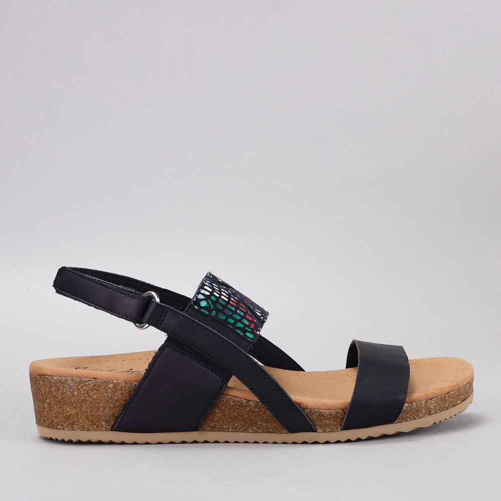 Sprig - Navy Print - Naked Arches