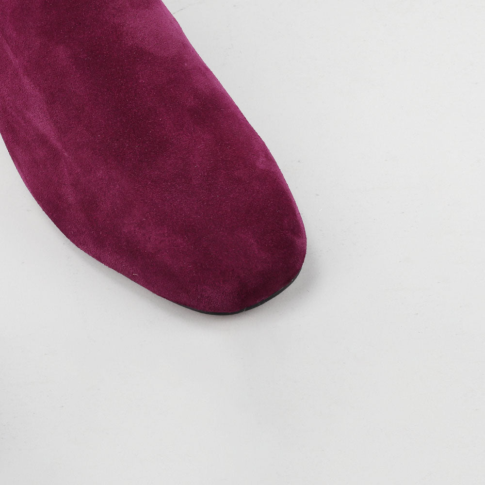 Vesper - Burgundy Suede - Le Sansa